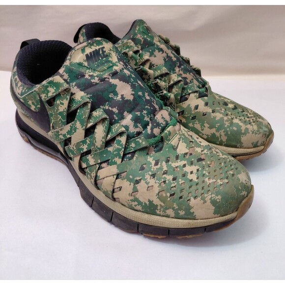 Nike Shoes Men's 10.5 Up Swoosh Logo Fingertrap Max Camouflage Please Read - Picture 1 of 9